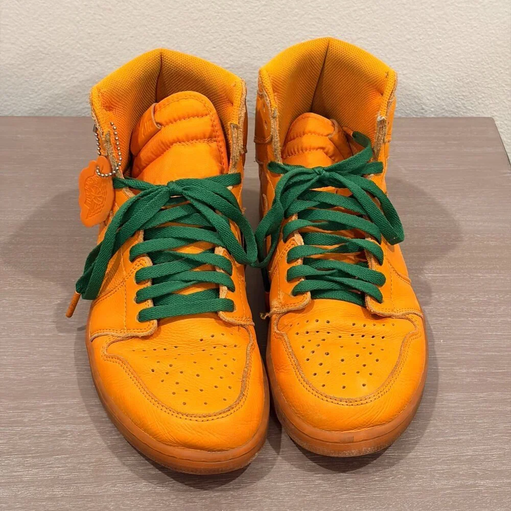 Men's Jordan 1 Retro High Gatorade Orange Peel Size 10.5